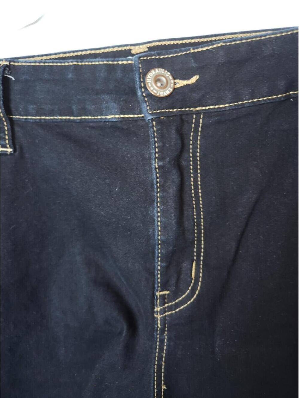Hydraulic Nolita shorts women 24W mid-rise dark blue stretchy - Picture 12 of 16